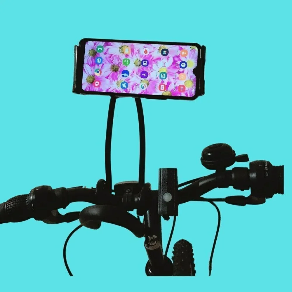 Universal Cell Phone Neck Phone Holder, Hands-Free Flexible Durable, Black